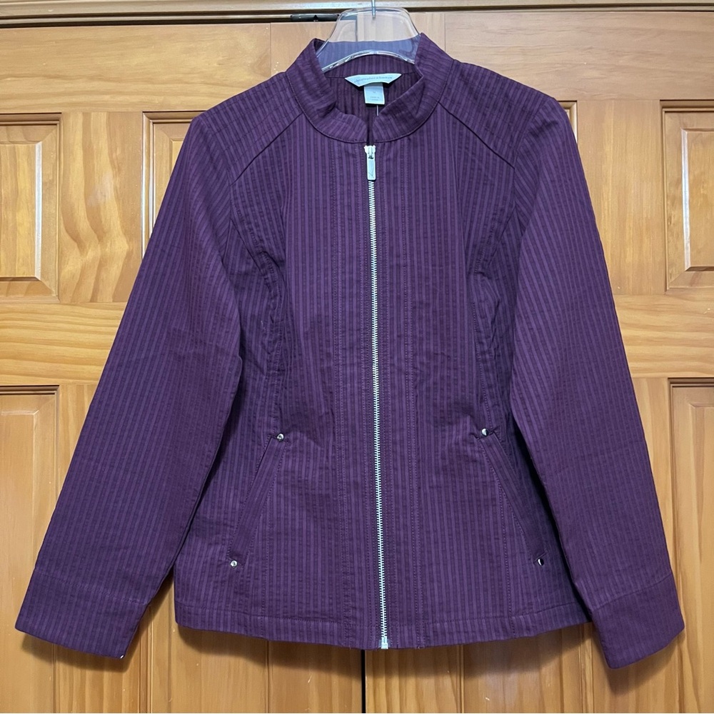 Christopher & Banks Women's Purple Jacket Size Medium NWT